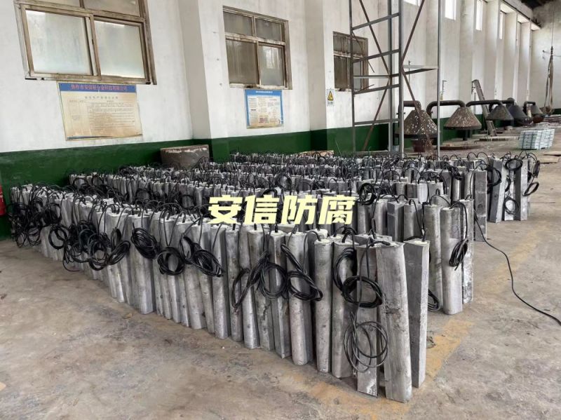 我公司鎂陽(yáng)極，鋁合金陽(yáng)極，鋁犧牲陽(yáng)極，鎂陽(yáng)極，鎂合金犧牲陽(yáng)極在呼和浩特?zé)捰蛷S的使用被評(píng)為優(yōu) 秀生產(chǎn)商
